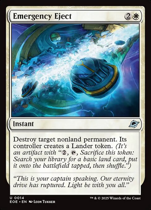 Image of Emergency Eject Foil from Edge of Eternities (set EOE)