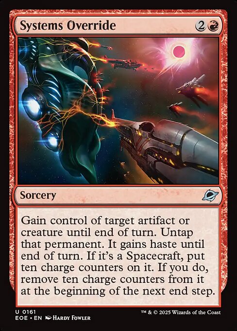 Image of Systems Override Standard Edition from Edge of Eternities (set EOE)