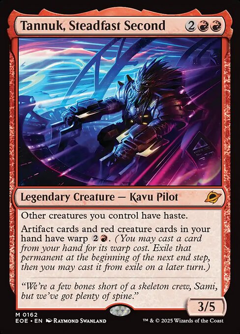 Image of Tannuk, Steadfast Second Standard Edition from Edge of Eternities (set EOE)