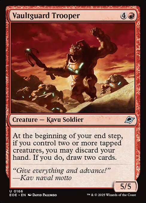 Image of Vaultguard Trooper Standard Edition from Edge of Eternities (set EOE)