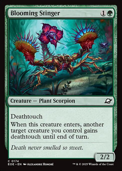 Image of Blooming Stinger Foil from Edge of Eternities (set EOE)
