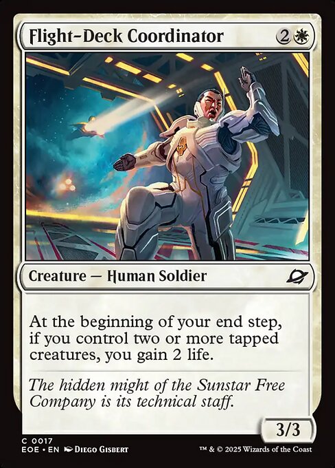 Image of Flight-Deck Coordinator Standard Edition from Edge of Eternities (set EOE)