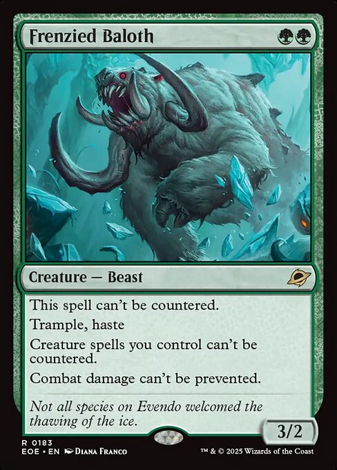 Image of Frenzied Baloth Standard Edition from Edge of Eternities (set EOE)