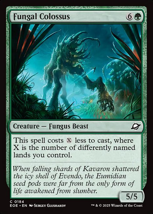 Image of Fungal Colossus Standard Edition from Edge of Eternities (set EOE)