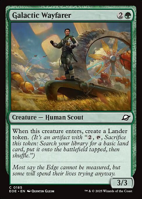 Image of Galactic Wayfarer Foil from Edge of Eternities (set EOE)