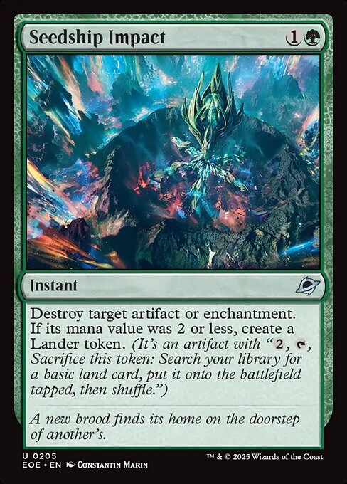 Image of Seedship Impact Foil from Edge of Eternities (set EOE)