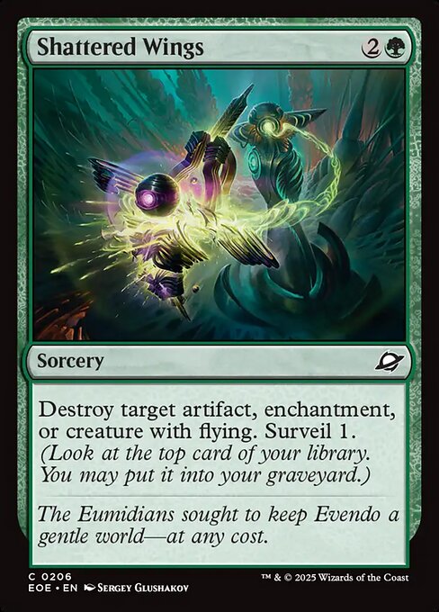 Image of Shattered Wings Foil from Edge of Eternities (set EOE)
