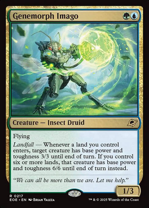 Image of Genemorph Imago Foil from Edge of Eternities (set EOE)