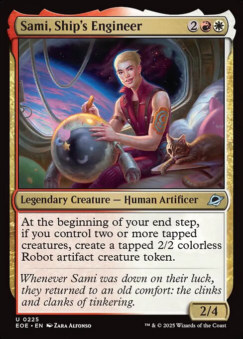 Image of Sami, Ship's Engineer Standard Edition from Edge of Eternities (set EOE)