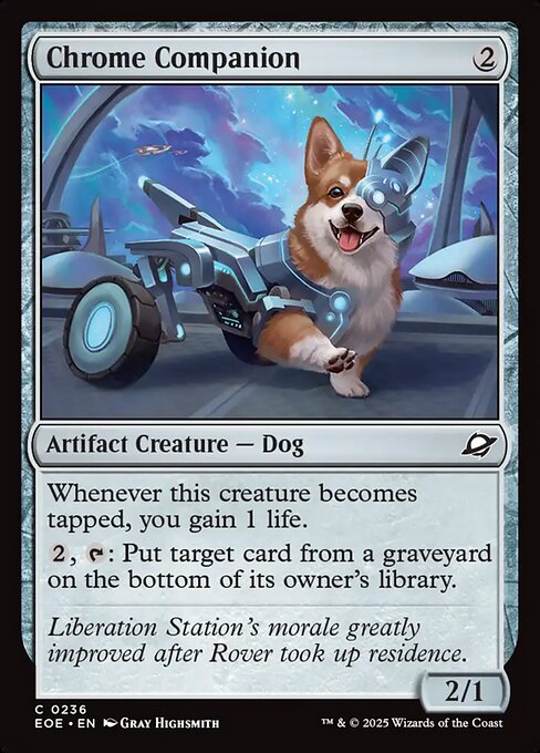 Image of Chrome Companion Foil from Edge of Eternities (set EOE)