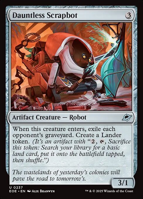 Image of Dauntless Scrapbot Standard Edition from Edge of Eternities (set EOE)