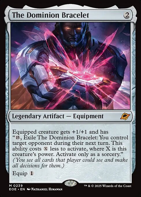 Image of The Dominion Bracelet Standard Edition from Edge of Eternities (set EOE)