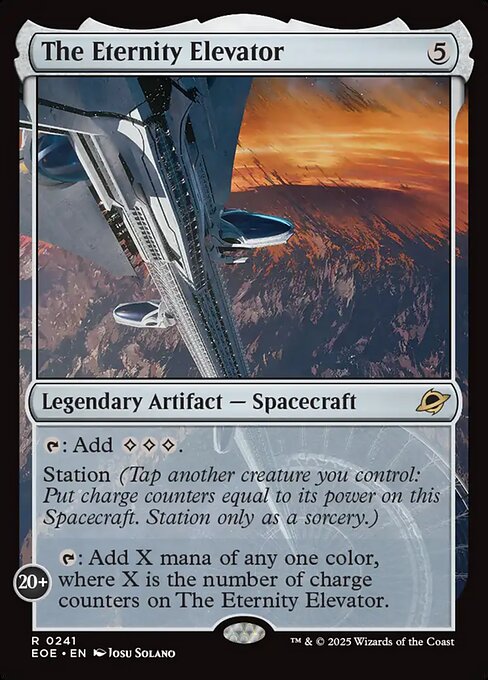 Image of The Eternity Elevator Standard Edition from Edge of Eternities (set EOE)