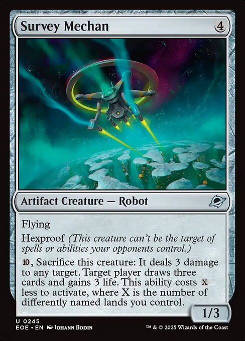 Image of Survey Mechan Standard Edition from Edge of Eternities (set EOE)