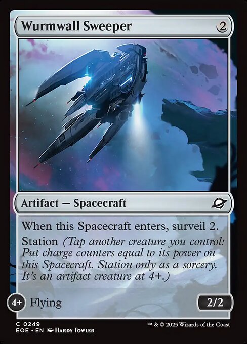 Image of Wurmwall Sweeper Foil from Edge of Eternities (set EOE)