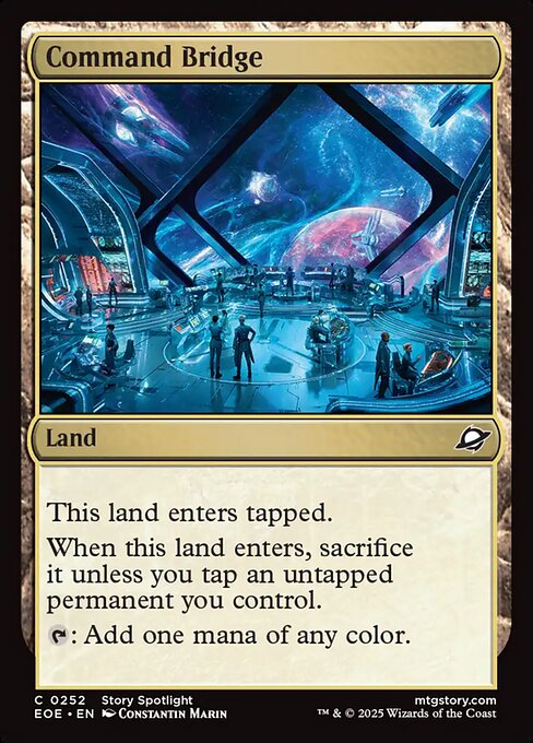 Image of Command Bridge Standard Edition from Edge of Eternities (set EOE)