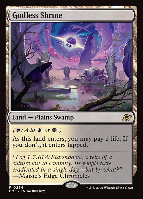 Image of Godless Shrine Standard Edition from Edge of Eternities (set EOE)