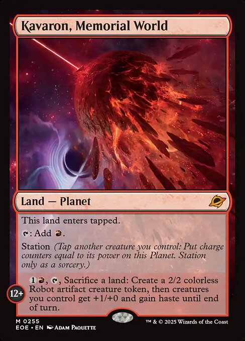 Image of Kavaron, Memorial World Foil from Edge of Eternities (set EOE)