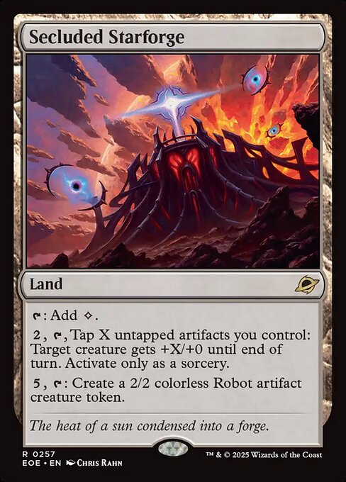 Image of Secluded Starforge Standard Edition from Edge of Eternities (set EOE)