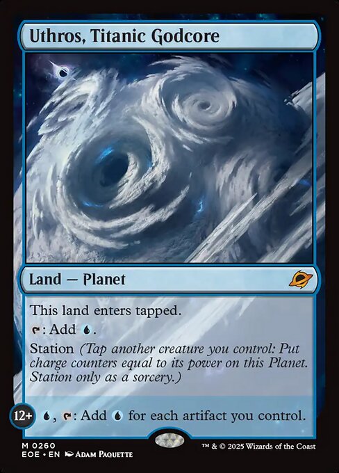 Image of Uthros, Titanic Godcore Standard Edition from Edge of Eternities (set EOE)
