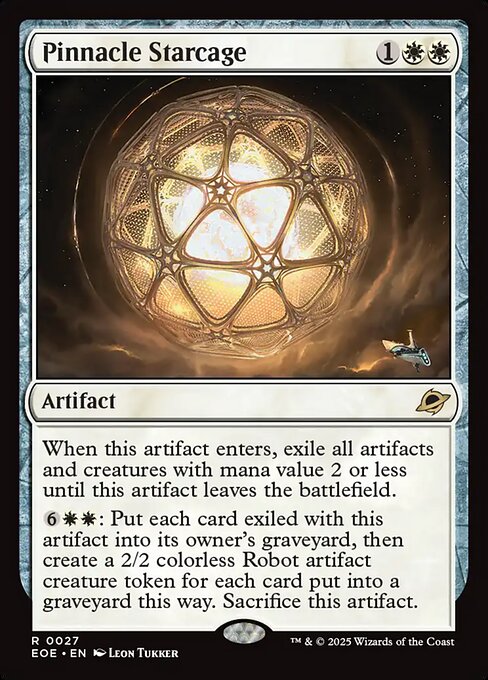 Image of Pinnacle Starcage Foil from Edge of Eternities (set EOE)