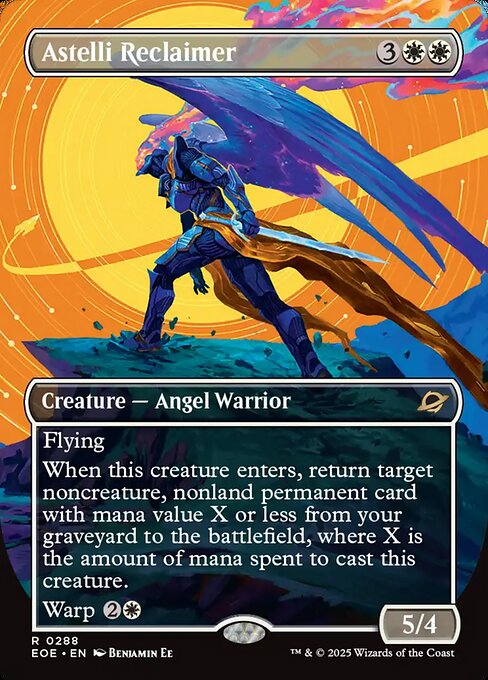 Image of Astelli Reclaimer Borderless from Edge of Eternities (set EOE)