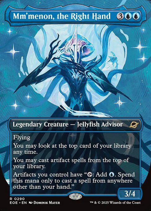 Image of Mm'menon, the Right Hand Borderless from Edge of Eternities (set EOE)