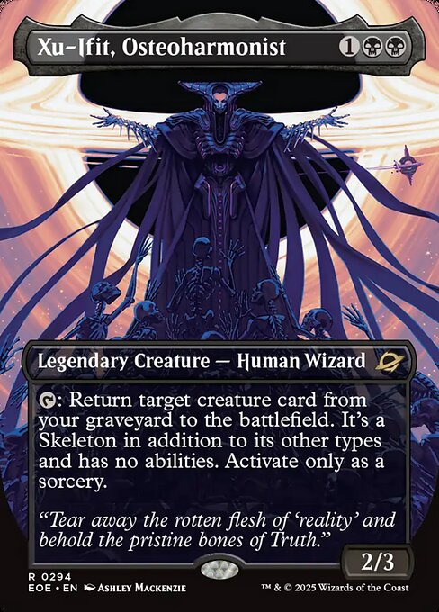 Image of Xu-Ifit, Osteoharmonist Borderless Foil from Edge of Eternities (set EOE)