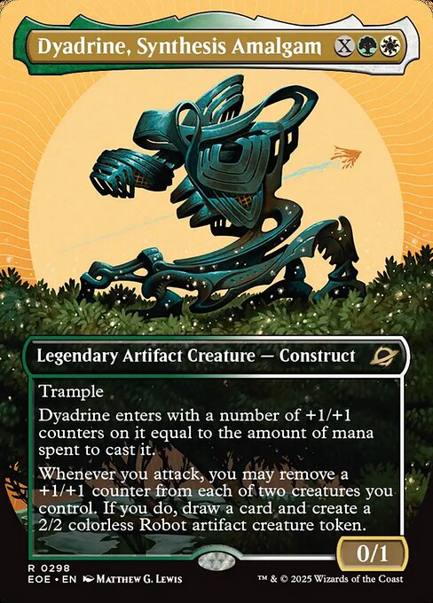 Image of Dyadrine, Synthesis Amalgam Borderless Foil from Edge of Eternities (set EOE)