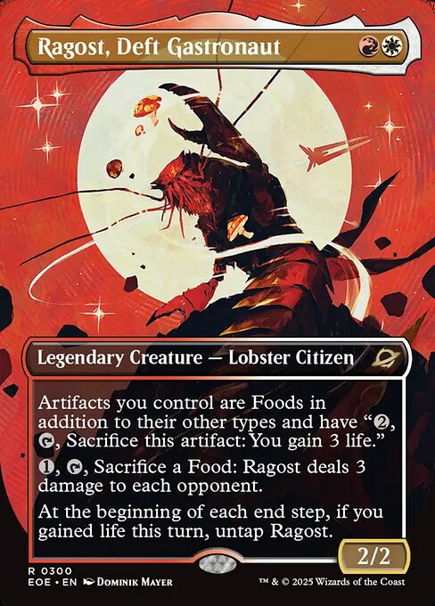 Image of Ragost, Deft Gastronaut Borderless from Edge of Eternities (set EOE)