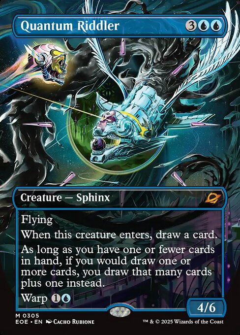 Image of Quantum Riddler Borderless from Edge of Eternities (set EOE)