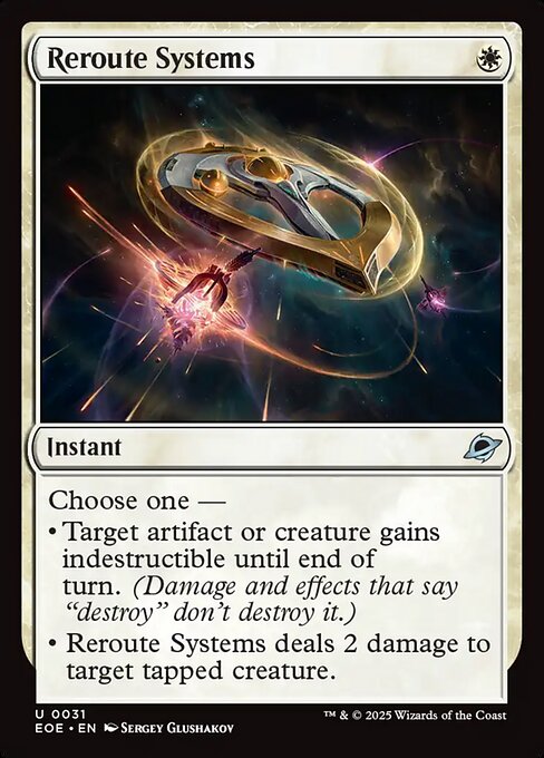 Image of Reroute Systems Standard Edition from Edge of Eternities (set EOE)