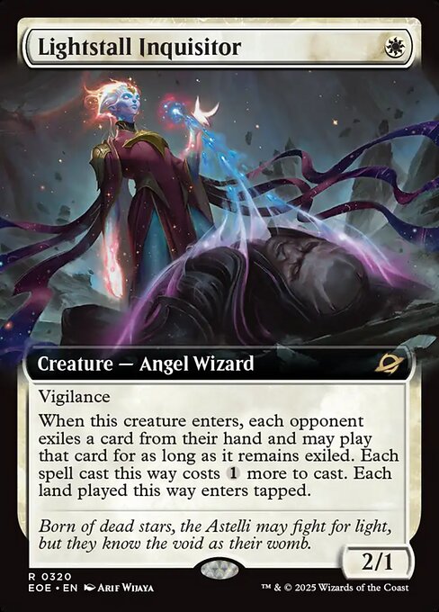 Image of Lightstall Inquisitor Extended Art from Edge of Eternities (set EOE)