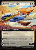 Image of Lumen-Class Frigate Extended Art from Edge of Eternities (set EOE)