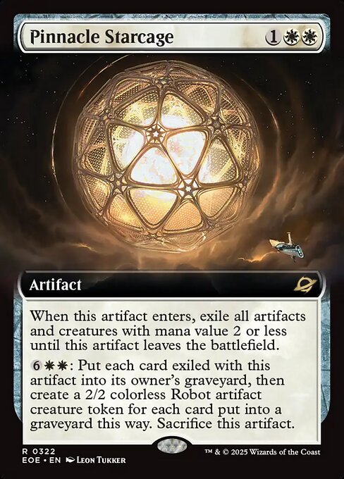 Image of Pinnacle Starcage Extended Art from Edge of Eternities (set EOE)