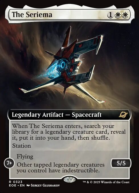 Image of The Seriema Extended Art from Edge of Eternities (set EOE)