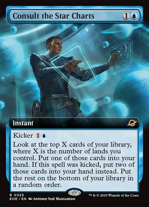 Image of Consult the Star Charts Extended Art from Edge of Eternities (set EOE)