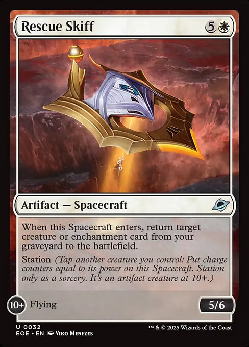 Image of Rescue Skiff Foil from Edge of Eternities (set EOE)