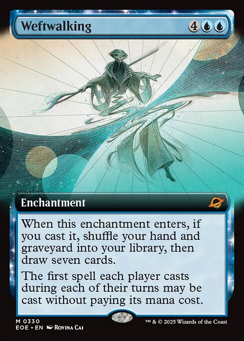 Image of Weftwalking Extended Art from Edge of Eternities (set EOE)