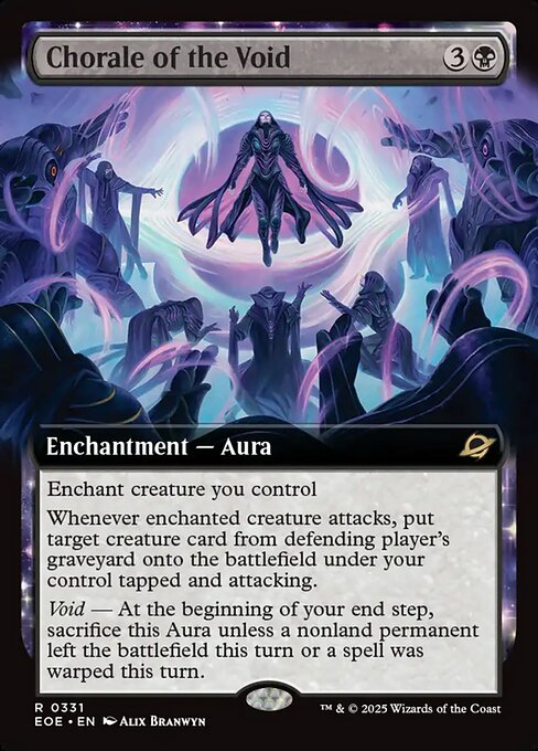 Image of Chorale of the Void Extended Art from Edge of Eternities (set EOE)