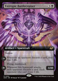 Image of Entropic Battlecruiser Extended Art from Edge of Eternities (set EOE)