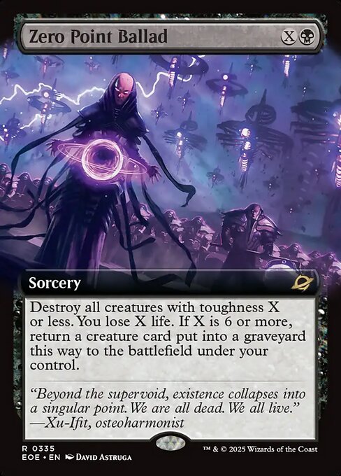 Image of Zero Point Ballad Extended Art from Edge of Eternities (set EOE)