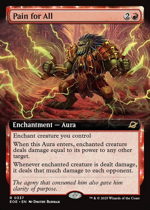 Image of Pain for All Extended Art Foil from Edge of Eternities (set EOE)