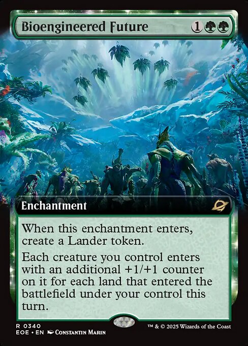 Image of Bioengineered Future Extended Art from Edge of Eternities (set EOE)