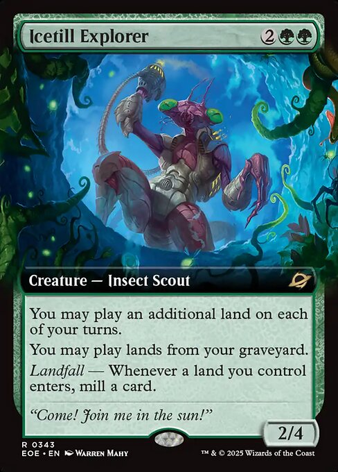Image of Icetill Explorer Extended Art from Edge of Eternities (set EOE)