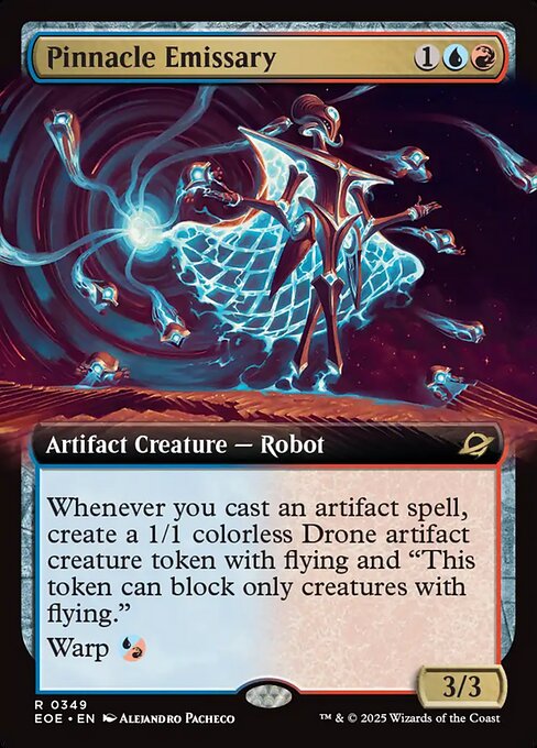 Image of Pinnacle Emissary Extended Art Foil from Edge of Eternities (set EOE)