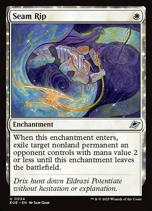 Image of Seam Rip Standard Edition from Edge of Eternities (set EOE)