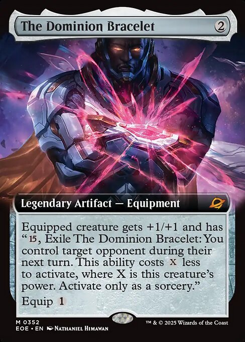 Image of The Dominion Bracelet Extended Art from Edge of Eternities (set EOE)