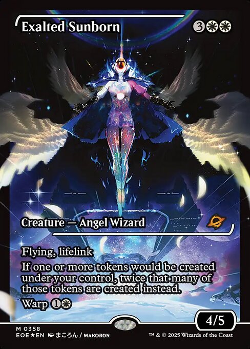 Image of Exalted Sunborn Showcase from Edge of Eternities (set EOE)