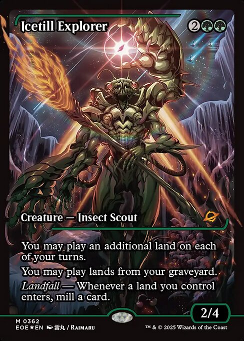 Image of Icetill Explorer Showcase from Edge of Eternities (set EOE)
